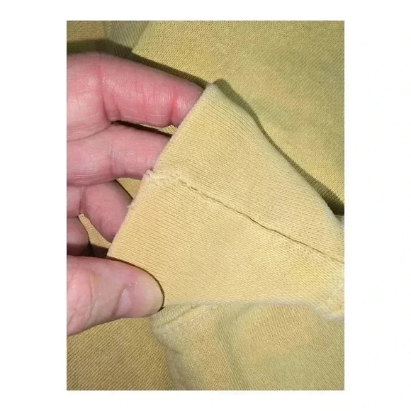 True Colors Preshrunk Mustard Yellow Sweat Shirt Size S **READ** - Picture 16 of 16